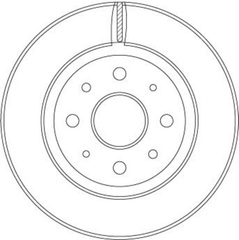 2x Bremsscheibe Vorderachse für KIA RIO I Stufenheck Schrägheck