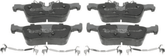 Bremsbelagsatz Scheibenbremse Hinterachse für VOLVO S60 III S90 II V60 Cross