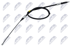 Seilzug Feststellbremse hinten links für OPEL CORSA C TIGRA TwinTop