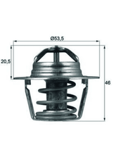 Thermostat Kühlmittel für RENAULT 19 II Chamade I Cabriolet KANGOO LAGUNA