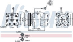 Kompressor Klimaanlage für VW TRANSPORTER / MULTIVAN T4 Bus Kasten