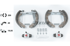 Bremsbackensatz Hinterachse für SEAT SKODA VW CORDOBA Vario VARIO Kasten/Kombi