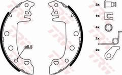 Bremsbackensatz Hinterachse für ALFA ROMEO CITROËN FIAT PEUGEOT RENAULT TALBOT