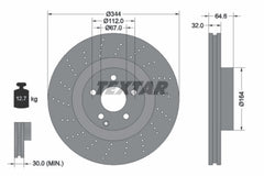 2x Bremsscheibe Vorderachse für MERCEDES-BENZ C-KLASSE Coupe E-KLASSE T-Model