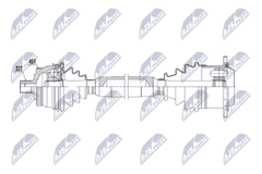 Antriebswelle Vorderachse links für AUDI VW A4 B5 Avant PASSAT Variant B5.5