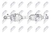 Antriebswelle Vorderachse links für FIAT PANDA / CLASSIC PUNTO Kasten/Schrägheck