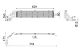 Kühler Motorkühlung für AUDI SEAT SKODA VW CUPRA A3 Sportback Q3 LEON