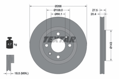 2x Bremsscheibe Vorderachse für CITROËN PEUGEOT BERLINGO / FIRST