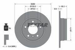 2x Bremsscheibe Hinterachse für BMW 3 Coupe Touring Cabriolet Compact