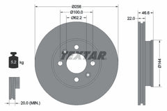 2x Bremsscheibe Vorderachse für HYUNDAI KIA i20 I ACCENT III Stufenheck V