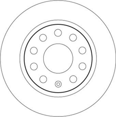 2x Bremsscheibe Hinterachse für SKODA OCTAVIA III Combi