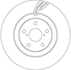 Bremsscheibe Vorderachse rechts für LEXUS GS IS III RC