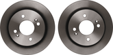 2x Bremsscheibe Hinterachse für HYUNDAI i10 II Stufenheck III