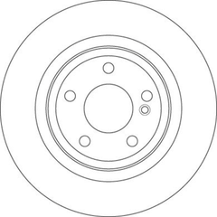 2x Bremsscheibe Hinterachse für MERCEDES-BENZ SLK SLC