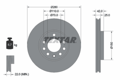 2x Bremsscheibe Vorderachse für OPEL CHEVROLET ASTRA G Stufenheck Caravan CC