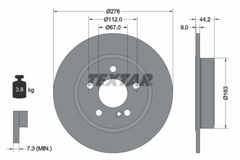 2x Bremsscheibe Hinterachse für MERCEDES-BENZ A-KLASSE B-KLASSE Sports Tourer