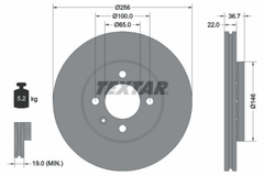 2x Bremsscheibe Vorderachse für SKODA CITIGO E-CITIGO