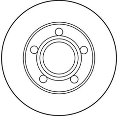 2x Bremsscheibe Hinterachse für AUDI SKODA VW 100 C3 Stufenheck Avant C4 A6 C5