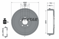 2x Bremstrommel Hinterachse für FIAT OPEL DOBLO Pritsche/Fahrgestell Kombi Cargo