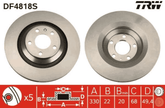 2x Bremsscheibe Hinterachse für AUDI A6 C6 Avant
