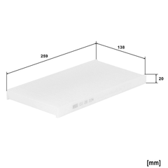 Filter Innenraumluft für TOYOTA LEXUS bZ4X RZ
