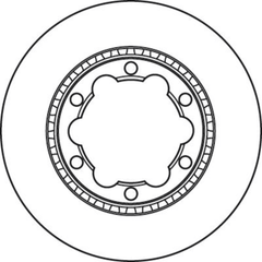 2x Bremsscheibe Hinterachse für MERCEDES-BENZ VW SPRINTER 5-t Kasten