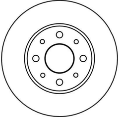 2x Bremsscheibe Vorderachse Hinterachse für ALFA ROMEO FIAT 145 146 MAREA