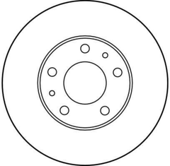 2x Bremsscheibe Vorderachse für CITROËN FIAT PEUGEOT JUMPER I Kasten Bus