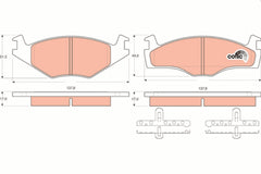 Bremsbelagsatz Scheibenbremse Vorderachse für VW SEAT POLO Coupe III CLASSIC II