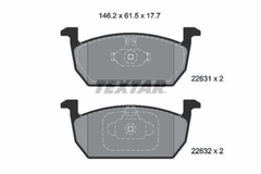 Bremsbelagsatz Scheibenbremse Vorderachse für AUDI SEAT SKODA VW A1 Allstreet