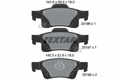 Bremsbelagsatz Scheibenbremse Hinterachse für DODGE JEEP DURANGO GRAND CHEROKEE