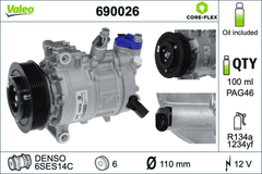 Kompressor Klimaanlage für AUDI VW A4 Allroad B9 Avant A5 Sportback Cabriolet