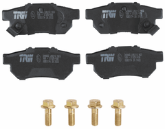Bremsbelagsatz Scheibenbremse Hinterachse für HONDA JAZZ II CIVIC V Hatchback