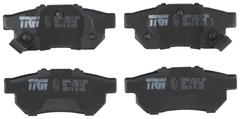 Bremsbelagsatz Scheibenbremse Hinterachse für HONDA JAZZ II CIVIC V Hatchback