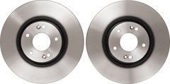 2x Bremsscheibe Vorderachse für HYUNDAI SANTA FÉ II Kasten/SUV