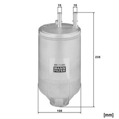 Kraftstofffilter für MAN VW TGE Kasten Pritsche/Fahrgestell Bus CRAFTER GRAND