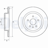 2x Bremsscheibe Hinterachse für OPEL ASTRA K Sports Tourer Kasten/Schrägheck