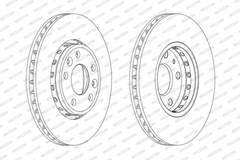 2x Bremsscheibe Vorderachse für RENAULT FLUENCE GRAND SCÉNIC III LAGUNA