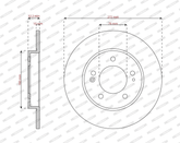 2x Bremsscheibe Hinterachse für HYUNDAI KIA i30 FASTBACK Kombi Hatchback Van
