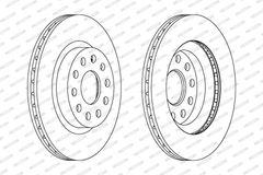 2x Bremsscheibe Vorderachse für AUDI SEAT SKODA VW A3 Sportback Cabriolet ALTEA