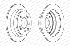 2x Bremsscheibe Hinterachse für HYUNDAI KIA ELANTRA IV Stufenheck i30 Kombi