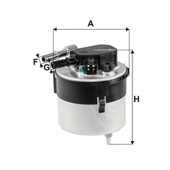 Kraftstofffilter für FORD MAZDA VOLVO C-MAX FIESTA V VI FOCUS II Turnier