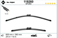 Wischblatt vorne für AUDI SEAT SKODA VW A1 Sportback Mii TOLEDO IV CITIGO