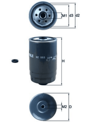 Kraftstofffilter für HYUNDAI KIA GRAND SANTA FÉ i30 Kombi Coupe i40 I CW III