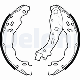 Bremsbackensatz Hinterachse für CITROËN MITSUBISHI PEUGEOT DS AMI C3 II /