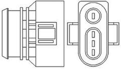 Lambdasonde für AUDI SEAT VW A4 B5 Avant A6 C4 C5 A8 D2