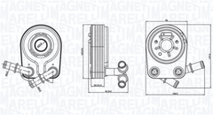 Ölkühler Motoröl für ALFA ROMEO FIAT LANCIA 147 156 Sportwagon BRAVO II DOBLO