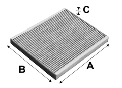 Filter Innenraumluft für ALFA ROMEO CITROËN FIAT OPEL PEUGEOT ABARTH MITO NEMO