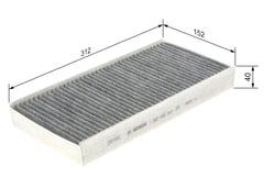 Filter Innenraumluft für PEUGEOT CITROËN 407 SW Coupe C5 II Break Kasten/Kombi