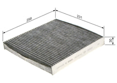 Filter Innenraumluft für OPEL ASTRA G CC Caravan Stufenheck ZAFIRA / FAMILY B A